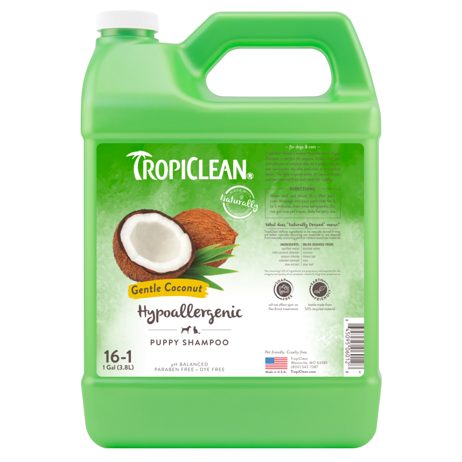 TROPICLEAN SZAMPON GENTLE COCONUT 3,78ml