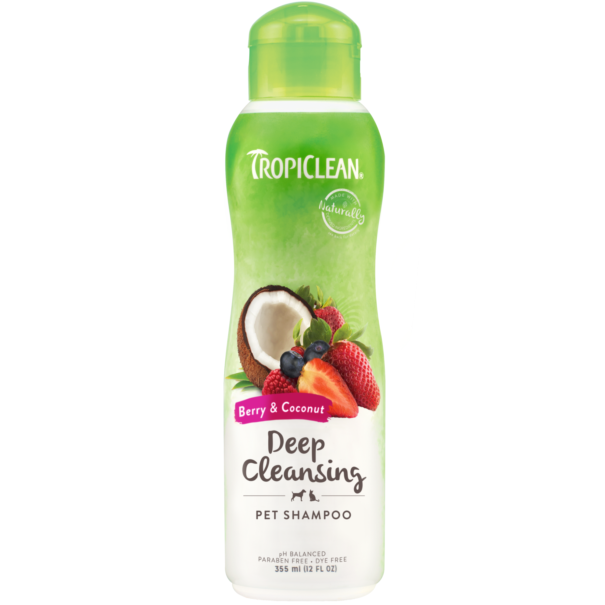 TROPICLEAN SZAMPON BERRY & COCONUT DEEP 355ml