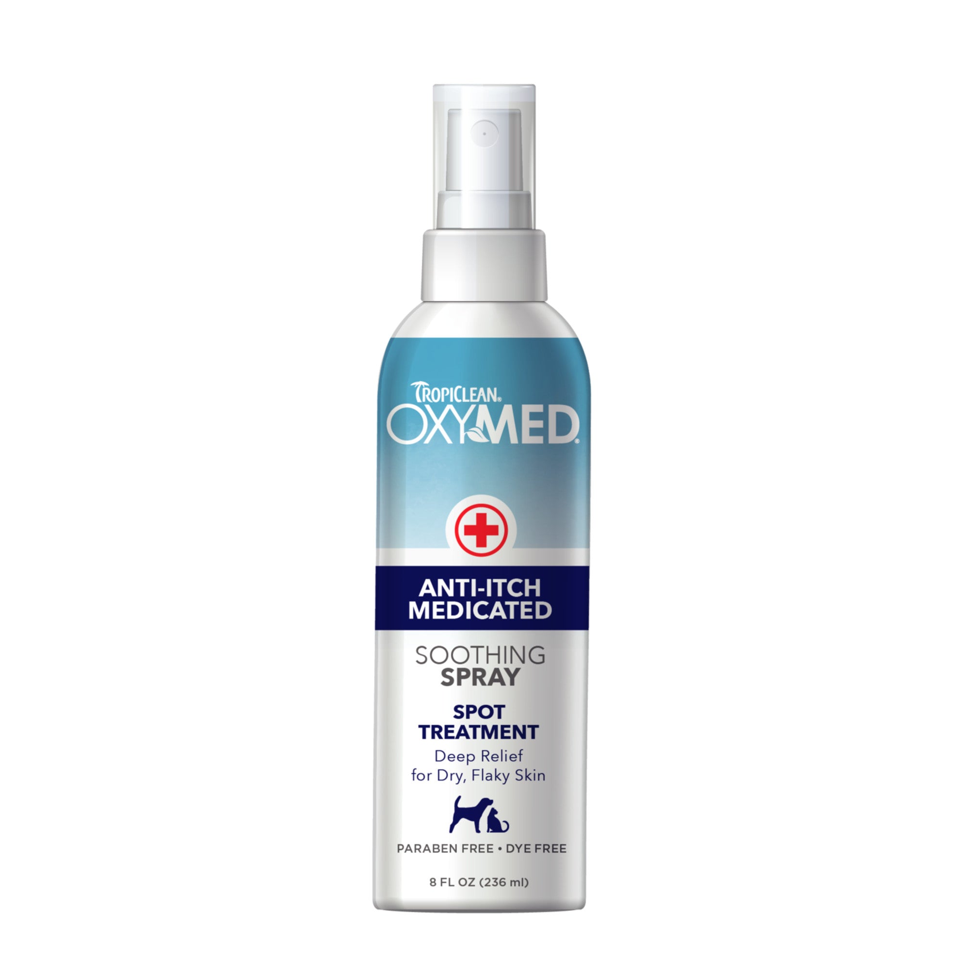 TROPICLEAN OXY-MED ŁAGODZĄCY SPRAY ANTI-ITCH 236ML