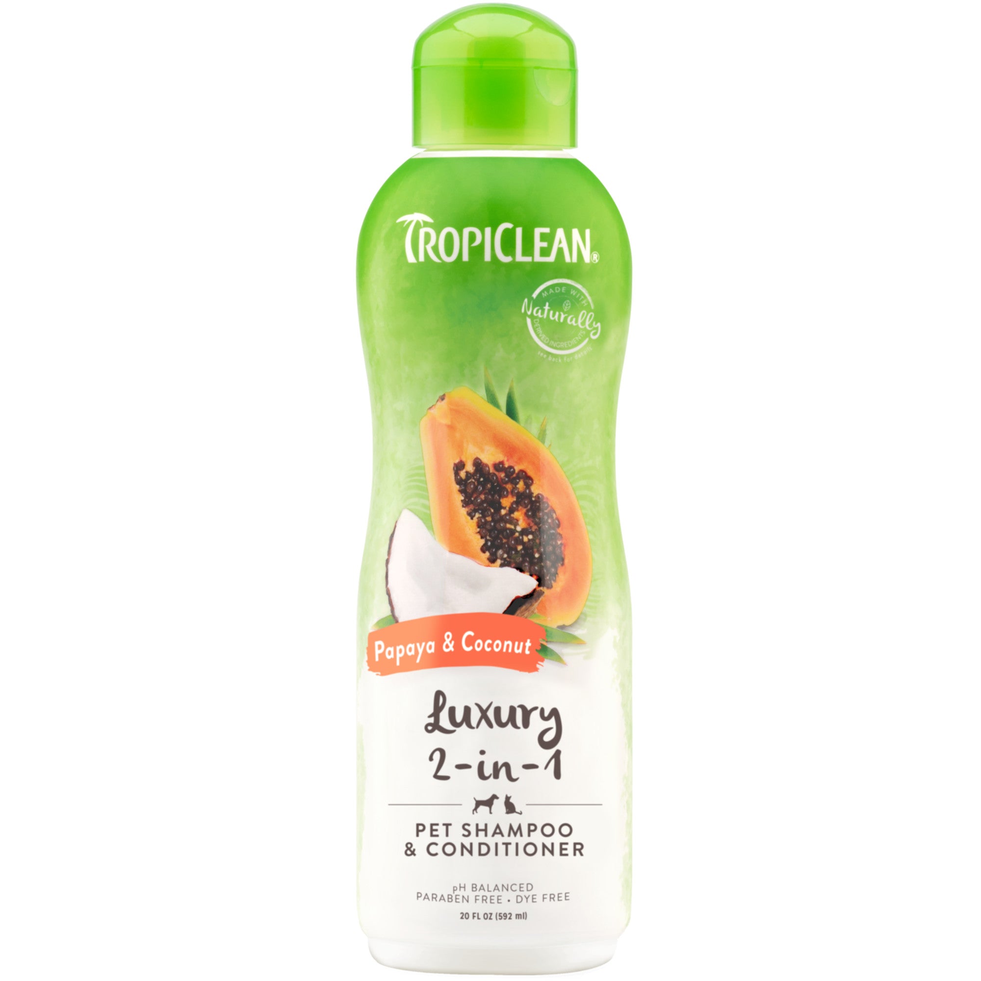 TROPICLEAN SZAMPON PAPAYA & COCONUT 355ml