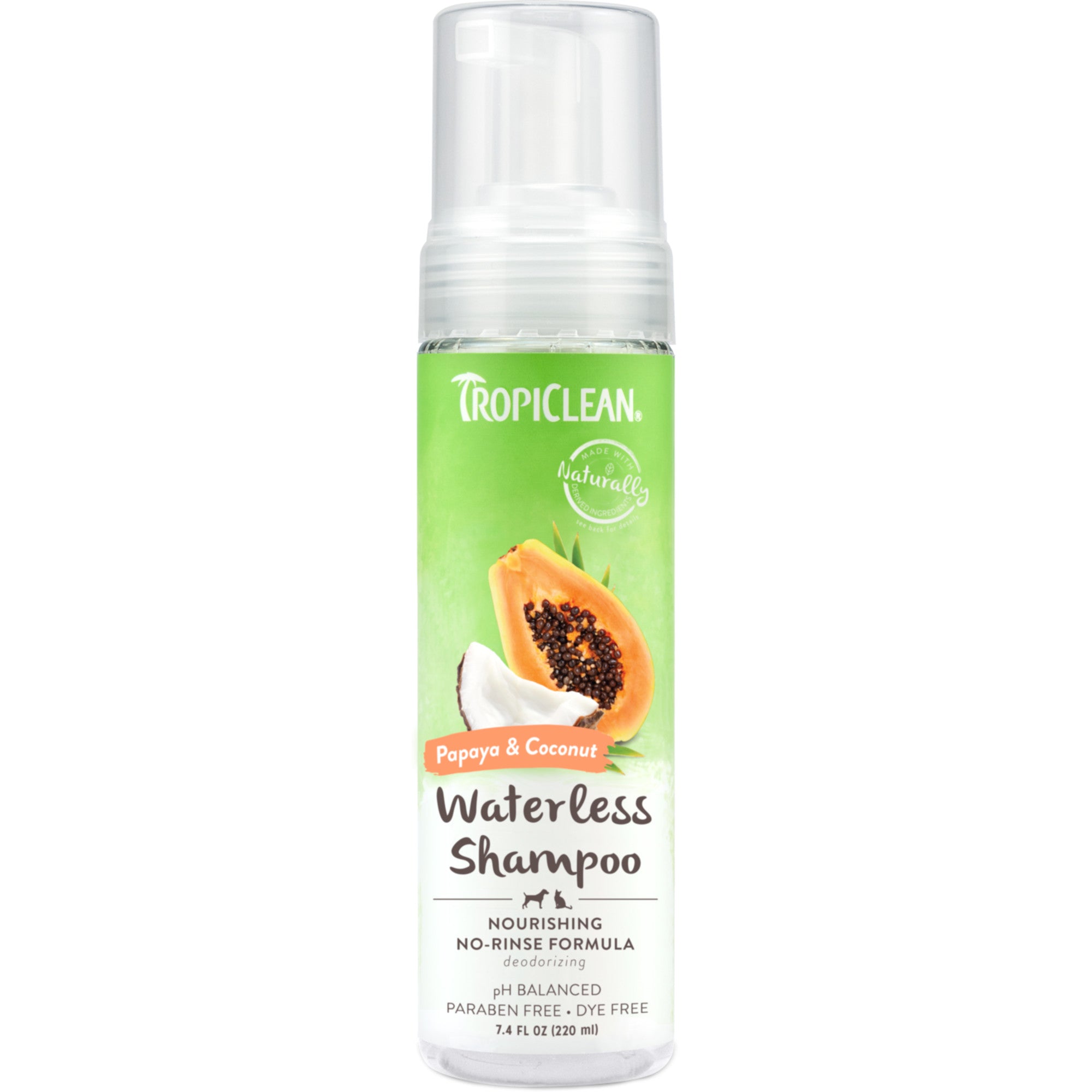 TROPICLEAN SUCHY SZAMPON DOG&CAT PAPAYA