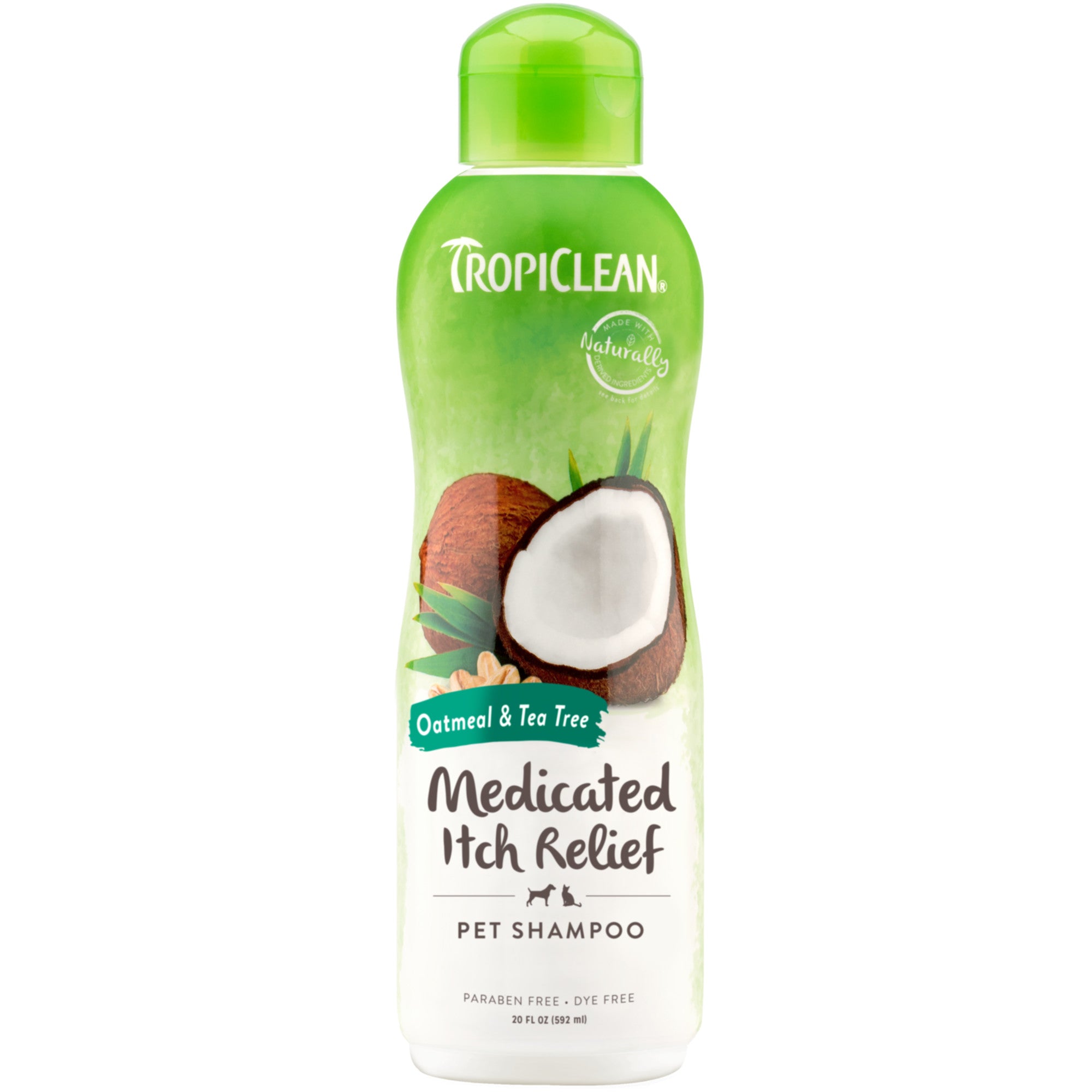 TROPICLEAN SZAMPON OATMEAL & TEA TREE 355ml